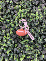 Football Live Love Gameday Keychain