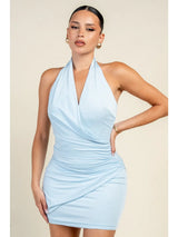 Serena Halter Mini Dress