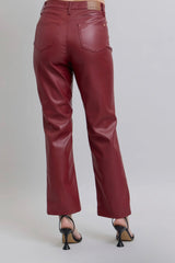 Wine Red Judy Blue Tummy Control