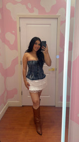 Dakota Denim Corset Top