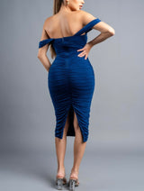 Royal Blue Midi Dress