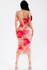 Sunset Mirage Midi Dress