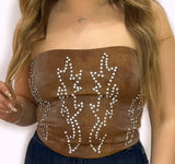 Emarya Vegan Western Top