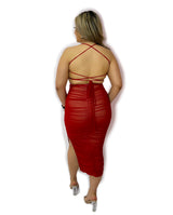 Kendall Dress- Dark Cherry