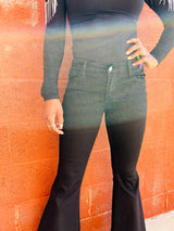 Selena Bell Bottoms- Black