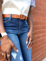 Go Buckle Colored Belt