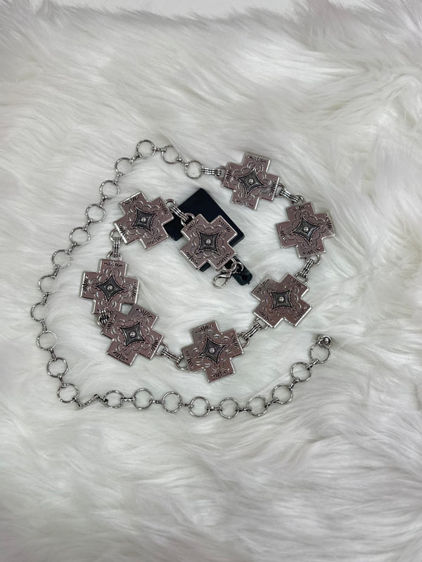 Cross Charm Belt