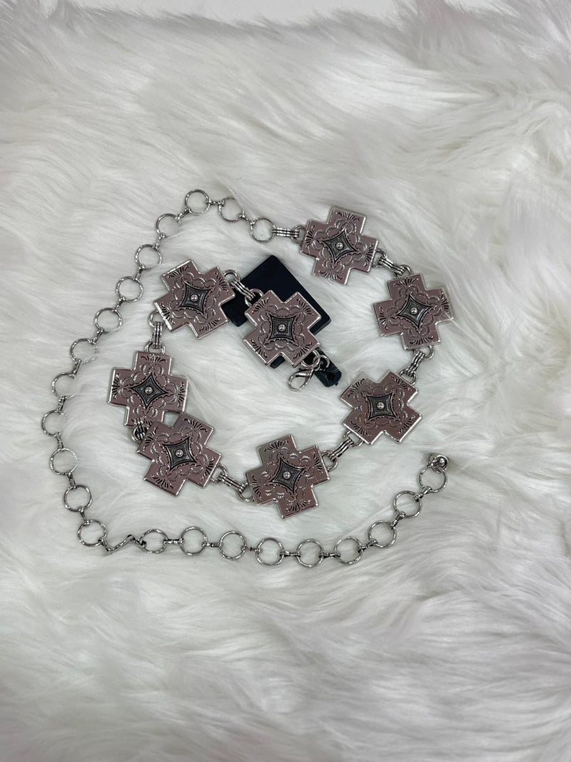 Cross Charm Belt