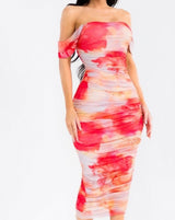 Sunset Mirage Midi Dress