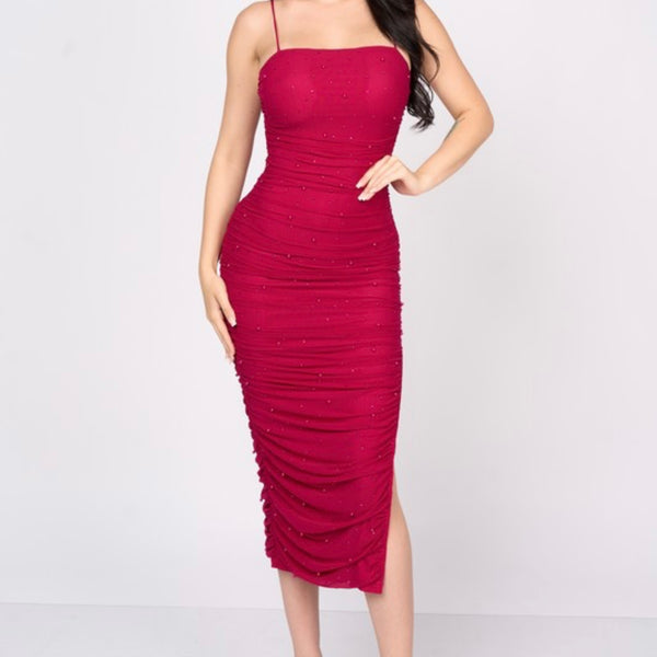 Isla Dress- Raspberry