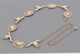 Vintage Longhorn Chain Belt