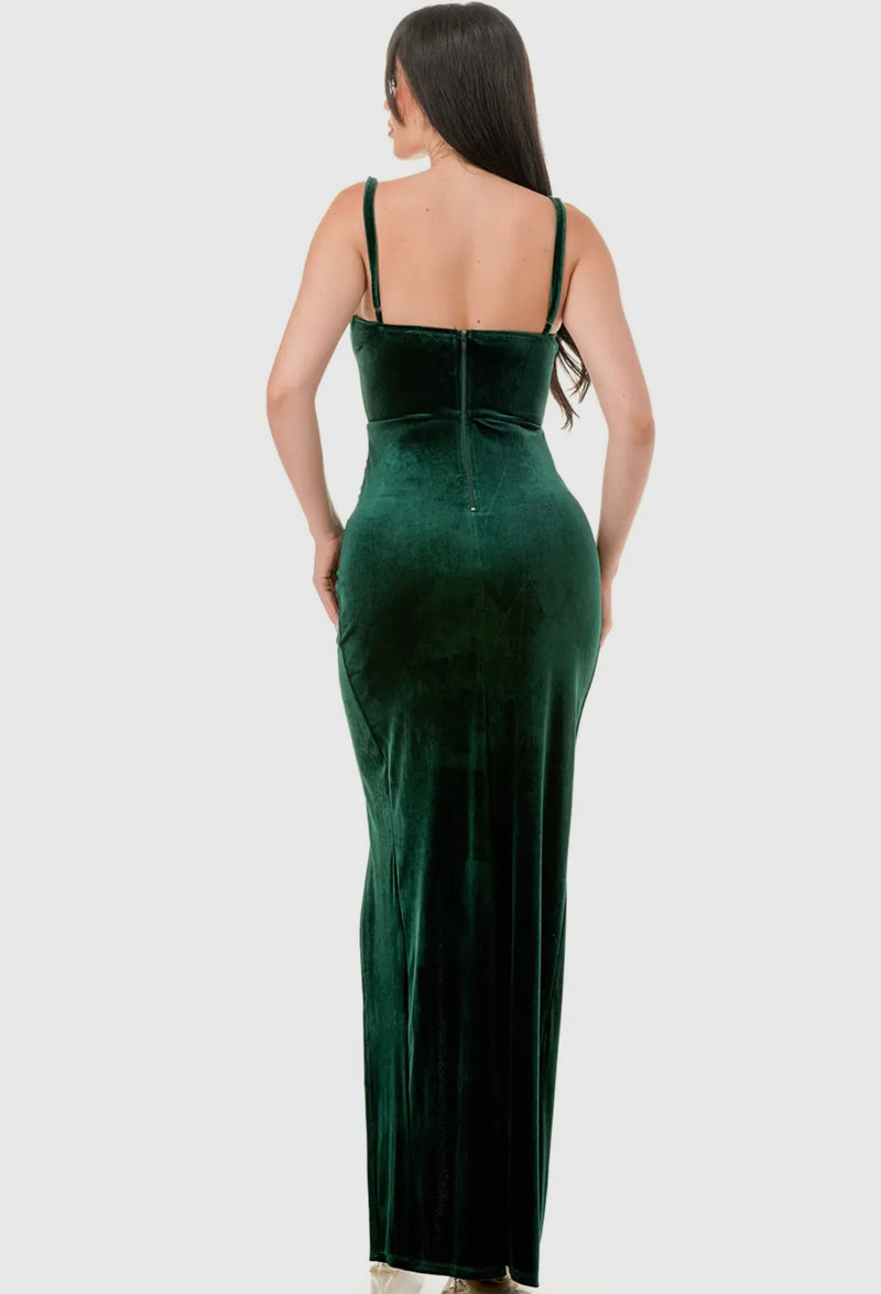 Esmeralda Velvet Dress