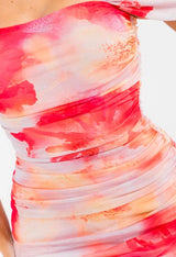 Sunset Mirage Midi Dress