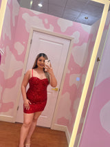 Ruby Sequin Mini Dress