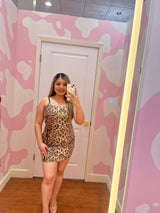 Katniss Mini Leopard Dress