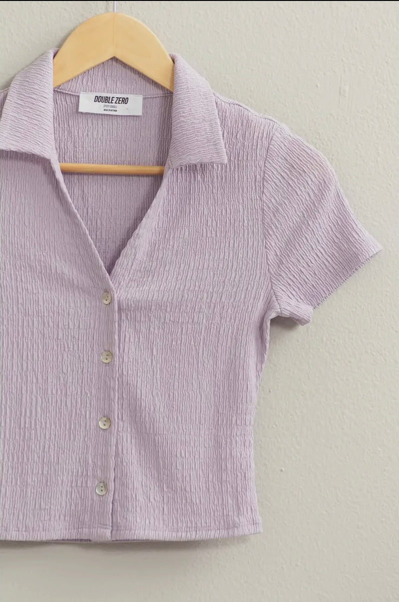 Aubrey Knit Button Up Top