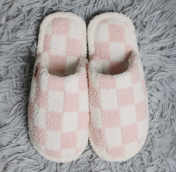 Checkered Slippers