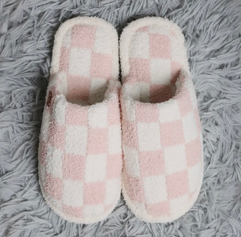Checkered Slippers