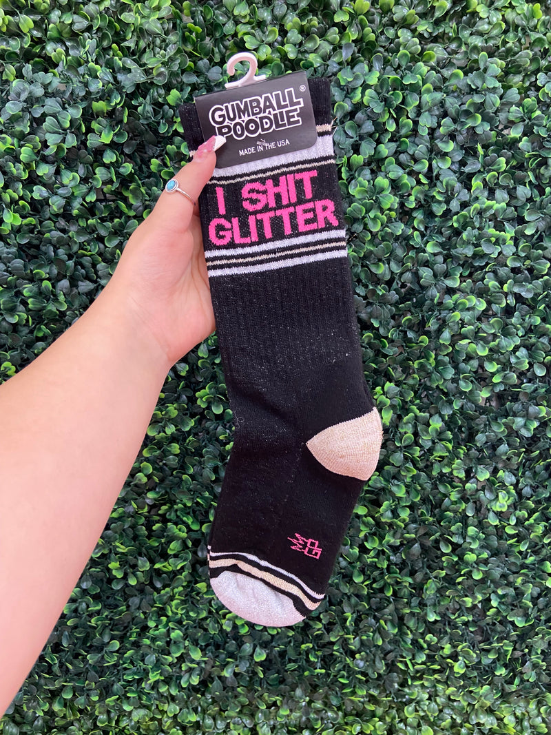I Shit Glitter Socks