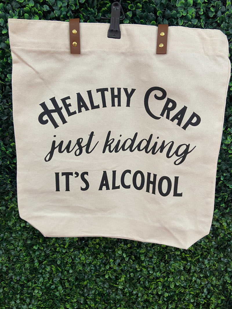 Healthy Crap - Tote Bag