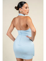 Serena Halter Mini Dress