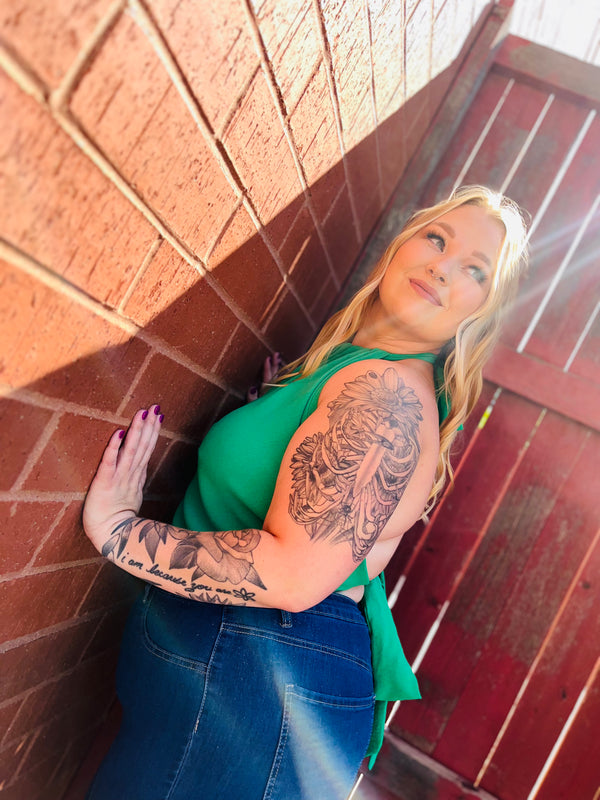 Beth Top Plus Size - Green