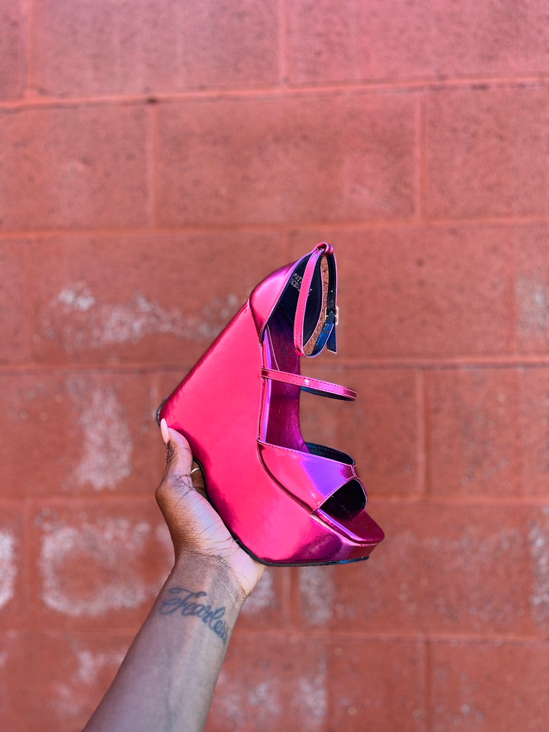 Sutton Platform - Metallic Fuchsia