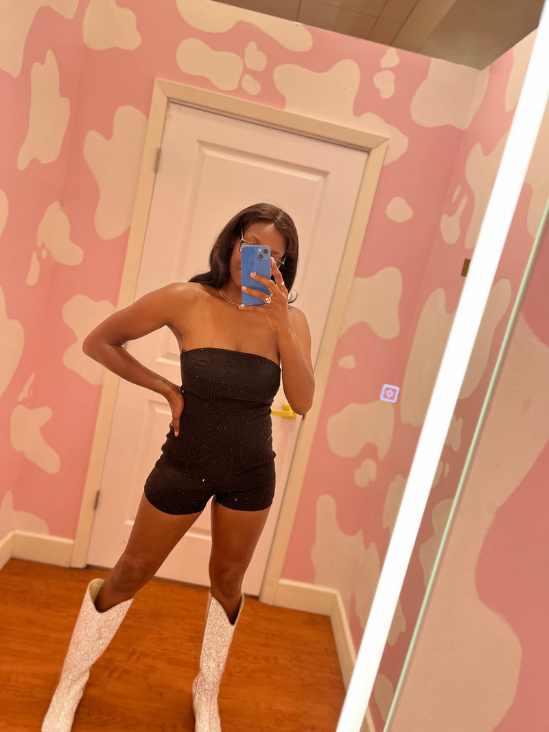 Broadway Romper - Black