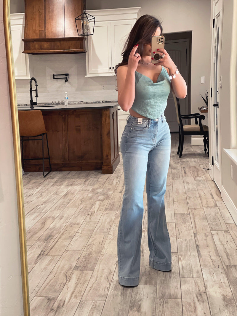 Judy Blue Braided Waist Jeans- Uptownmuse