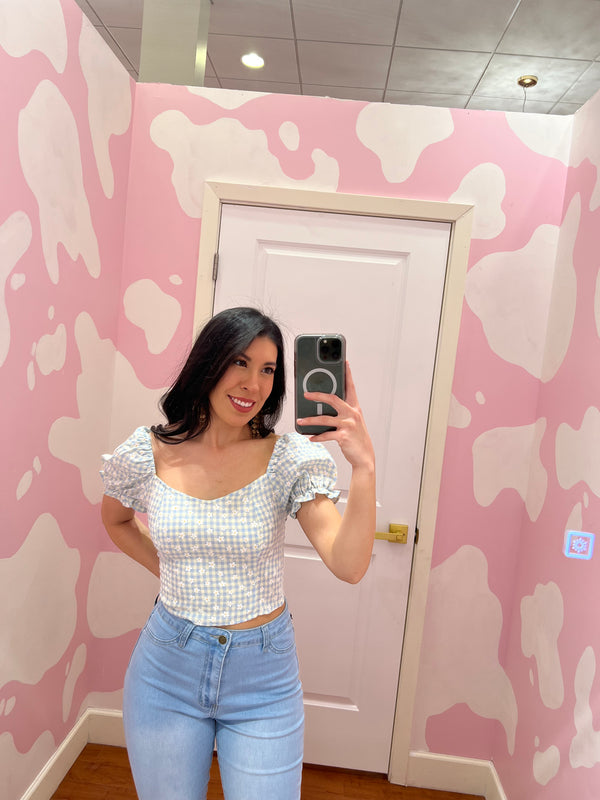 Daisy Top - Blue