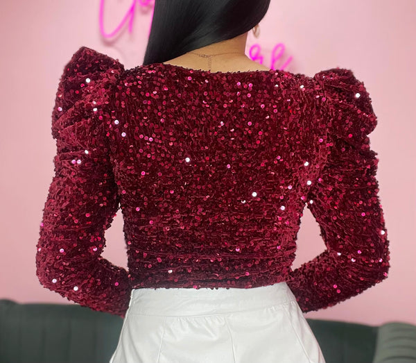 Daphne Bodysuit- Burgundy