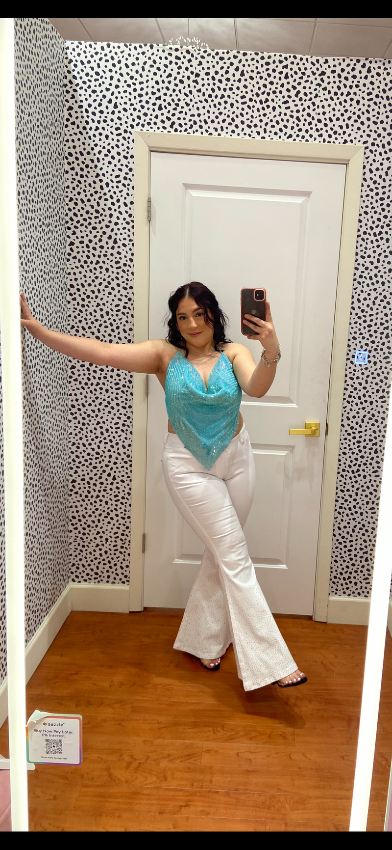 Karol Top- Turquoise
